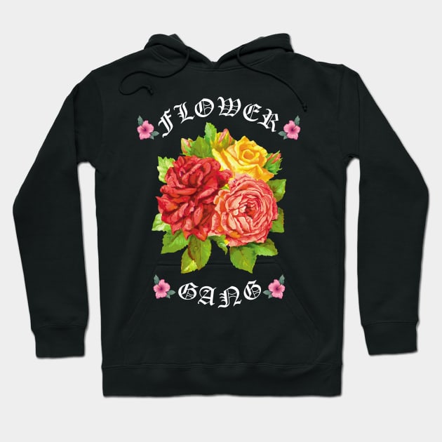 FLOWER GANG Hoodie by Young at heart